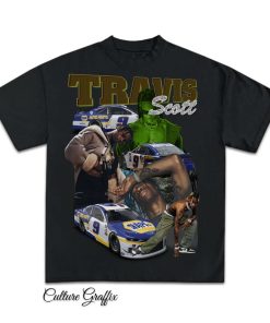 Travis Scott Bootleg Shirt White, Vintage Rap…