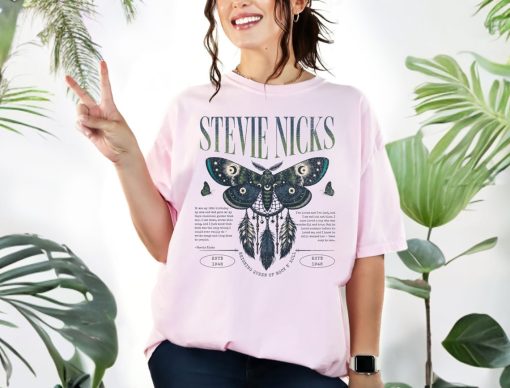 Vintage Fleetwood Mac Shirt, Stevie Nicks Butterfly Retro Dreamcatcher Shirt, SteviNicks 2024 Tour Shirt