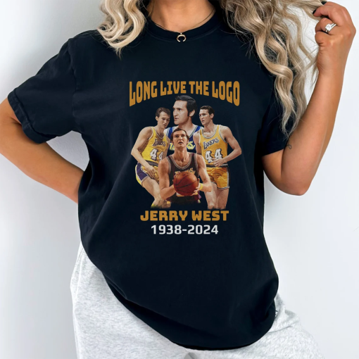 Jerry West Shirt for Men Women, Long Live The Logo Jerry West Vintage Shirt, RIP Jerry West T Shirt, In Memory Jerry West T-Shirt, NBA Tee