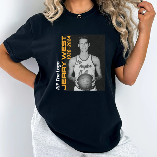 Jerry West Shirt for Men Women, RIP Jerry West T Shirt, In Memory Jerry West T-Shirt, Gift Jerry West Fan, Vintage Basketball Shirt, NBA Tee