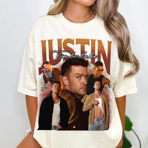 Limited Justin Timberlake Vintage T-Shirt, Justin Timberlake 90s Bootleg Style Shirt, Gift For Women and Man Unisex T-Shirt