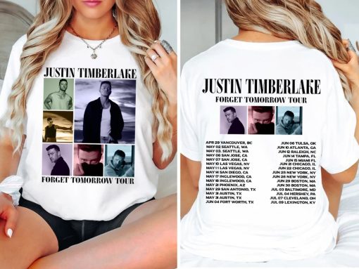 2024 Justin Timberlake Tour Shirt, Forget Tomorrow World Tour Shirt, Unisex Graphic Shirt, Justin Timberlake Concert Group T-Shirt,Retro Tee