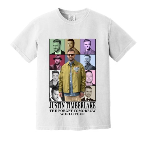 2024 Justin Timberlake Tour Comfort Colors Shirt, Forget Tomorrow World Tour Shirt, Unisex Graphic Shirt, Justin Timberlake Concert Group