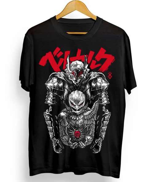 Unisex Skull Knight Shirt, Anime Vintage Special T-shirt, Anime Manga, Anime Shirt, Black Swordsman, Graphic Anime Tee, Manga Shirt, Japan