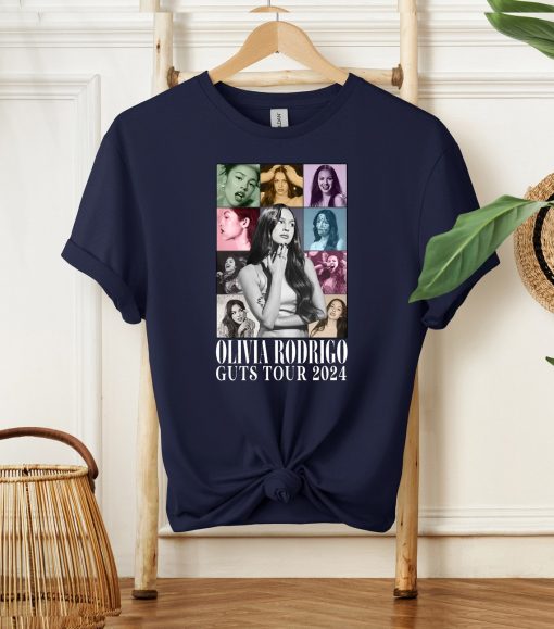 Olivia Rodrigo Guts World Tour Shirt, Guts Tour 2024 Shirt, Concert Shirt, Olivia Rodrigo Fans Shirt, Olivia Guts Merch, Music Concert Shirt