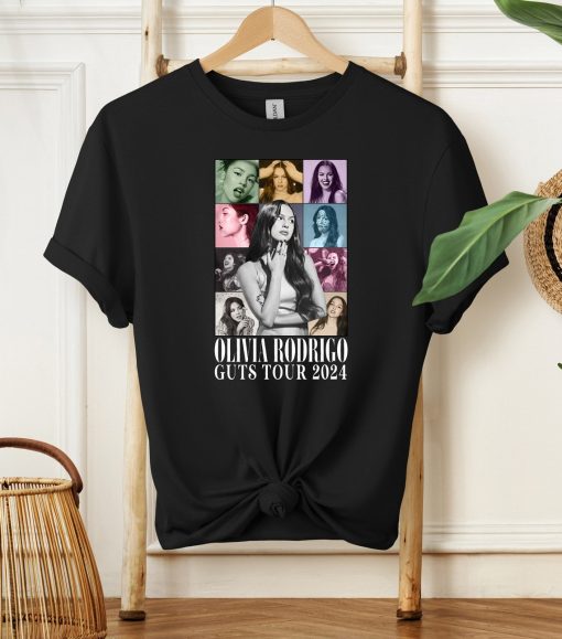 Olivia Rodrigo Guts World Tour Shirt, Guts Tour 2024 Shirt, Concert Shirt, Olivia Rodrigo Fans Shirt, Olivia Guts Merch, Music Concert Shirt