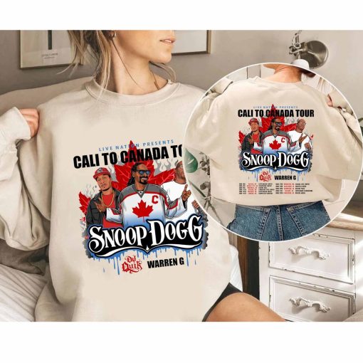 Snoop Dogg – Cali to Canada Tour 2024 Shirt, Snoop Dogg Fan Shirt, Snoop Dogg Rap Tee, Snoop Dogg Hip Hop Shirt