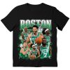 2024 Boston Celtics Nba Team Championship T Shirt Tee Nba Finals Jayson Tatum Finals Mvp Championship banners Unisex Heavy Color Black