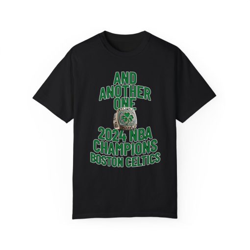 Boston Celtics Championship Tee – 2024 Celtics Shirt – Title Town Tee – 617 857 – Gifts for Him – Basketball Fan Gift – Unisex Graphic Tee