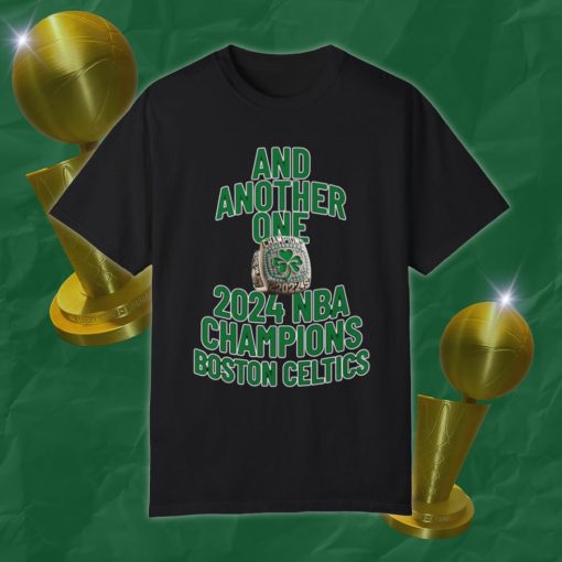 Boston Celtics Championship Tee – 2024 Celtics Shirt – Title Town Tee – 617 857 – Gifts for Him – Basketball Fan Gift – Unisex Graphic Tee