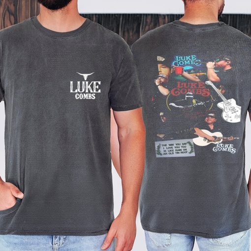 Luke Combs Vintage Shirt, Luke Combs World Tour 2024 , Cowboy Combs Shirt, Cowgirl Tee, Country Music shirt, Comfort Colors Unisex T-Shirt