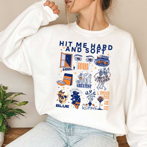 Hit Me Hard And Soft Inspired Tshirt Sweatshirt Hoodie