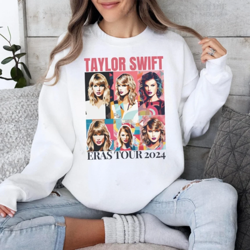 Taylor Swift Sweatshirt, The Eras Tour Sweatshirt, Swiftie Concert Women Gift