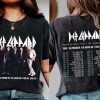 2024 Def Leppard And Journey Summer Stadium Tour Shirt, Def Leppard Fan Shirt, Journey Band Tour 2024 Shirt, Def Leppard And Journey Merch