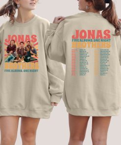 Jonas Brothers Double Sided Sweatshirt, Jonas Brothers…