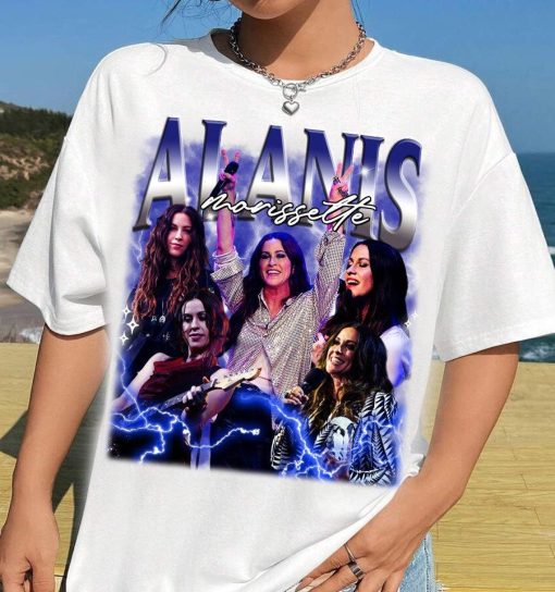 Vintage Style Alanis Morissette T-Shirt, Alanis Morissette Shirt Sweatshirt Hoodie, Retro 90s Shirt, Gift For Woman Man Unisex Shirt, Merch.