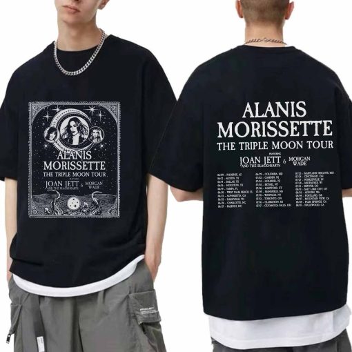 Alanis Morissette The Triple Moon Tour 2024 Shirt, Alanis Morissette Fan Shirt, Alanis Morissette 2024 Tour, The Triple Moon Concert Shirt