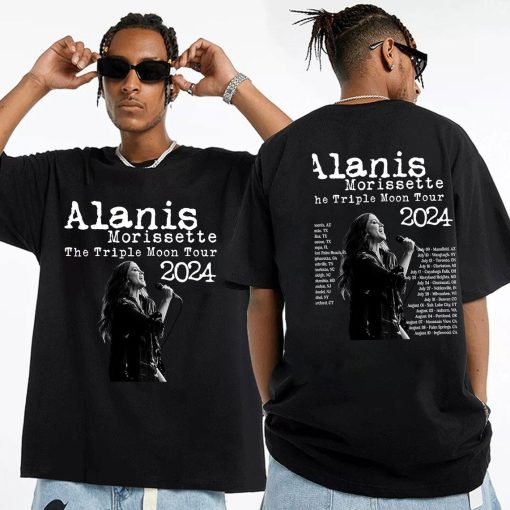 Alanis Morissette The Triple Moon Tour 2024 Shirt, Alanis Morissette 2024 Concert, The Triple Moon Tour Merch, Alanis Morissette Fan Gift