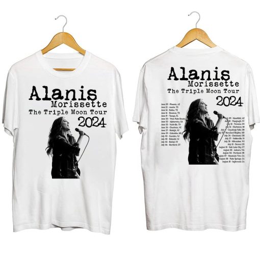 Alanis Morissette The Triple Moon Tour 2024 Shirt, Alanis Morissette 2024 Concert, The Triple Moon Tour Merch, Alanis Morissette Fan Gift