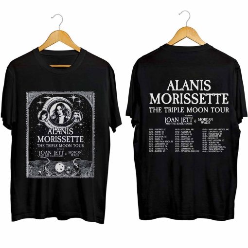 Alanis Morissette The Triple Moon Tour 2024 Shirt, Alanis Morissette Fan Shirt, Alanis Morissette 2024 Tour, The Triple Moon Concert Shirt