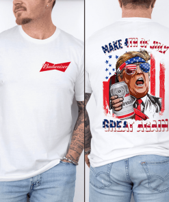 Trump Budweiser Shirt, Make 4th Of July…