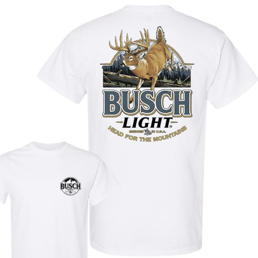 Limited Busch Light Deer Label Double Side Shirt, For Men, For Women