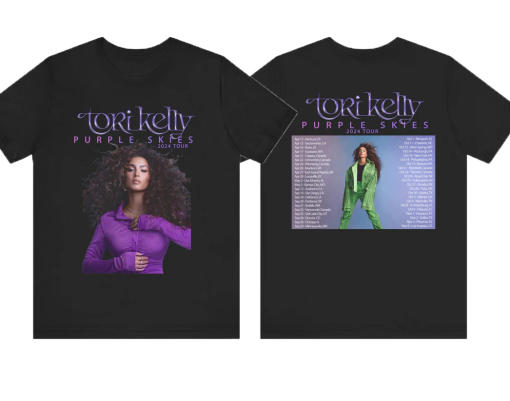 Tori Kelly Purple Skies 2024 Tour Unisex Shirt