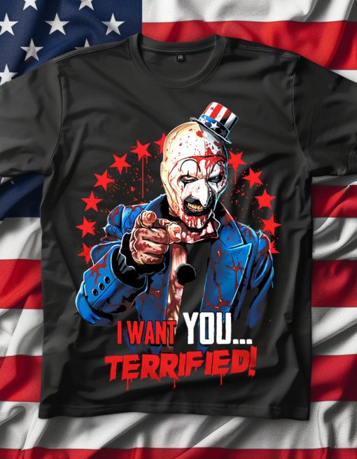 Terrifier 4th of July Shirt, 4th of July Horror Shirt, 4th of July Shirt for Horror Fan, Terrifier Shirt