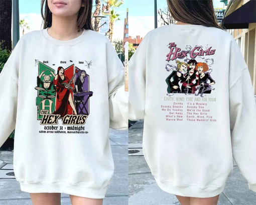 The Hex Girls Rock Band Music 2 Sides Shirt,The Hex Girls Inspired Tee,Concert 2023 T-shirt,Hex Girls 2023 Tour Tee Birthday,Rock Band Shirt