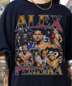 Limited Alex Pereira 90s Bootleg T-shirt, Mixed…