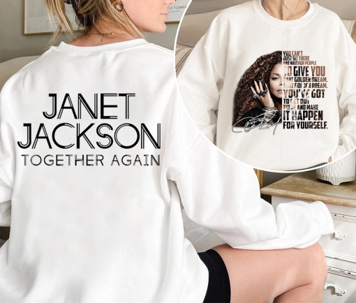 Janet Jackson Together Again 2024 Tour 2 Side Shirt, Janet Jackson Fan Gift, Janet Jackson Shirt, Gift For Fan T Shirt