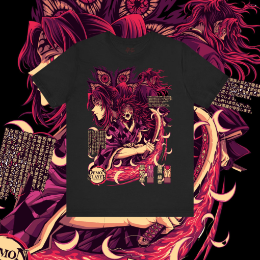 Demon Slayer Yoriichi Tsugikuni T-Shirt | Japanese Streetwear | Aesthetic Graphic Tee | Subtle Anime Merch | Nezuko | demon slayer shirt