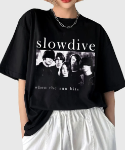 Slowdive t-shirt, Slowdive band, Slowdive tour concert…