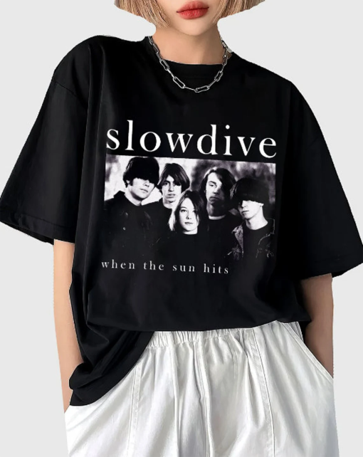 Slowdive t-shirt, Slowdive band, Slowdive tour concert Gift for men women unisex tshirt