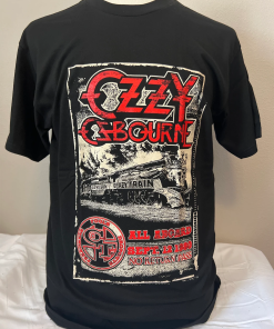 Crazy train Vintage print rock band shirt…