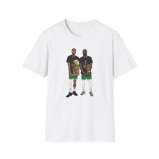 Jayson Tatum & Jaylen Brown Boston Championship Softstyle T-Shirt, Boston Basketball, Gift For Celtics Fan