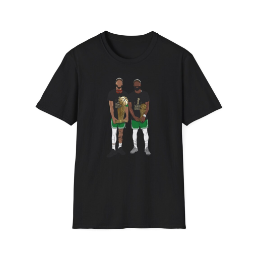 Jayson Tatum & Jaylen Brown Boston Championship Softstyle T-Shirt, Boston Basketball, Gift For Celtics Fan