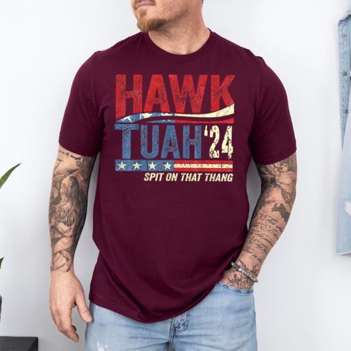 Hawk Tuah Spit on that Thang Shirt, TikTok Viral Tee, Hawk Tuah 24 Tee, Hawk Tuah TikTok Shirt, Funny Viral Tees, Hawk Tuah T-Shirt