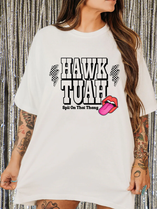 Hawk Tuah, Spit On That Thang Viral Funny Shirt, Trendy Oversized Tee, Comfort Colors, Dark Humor