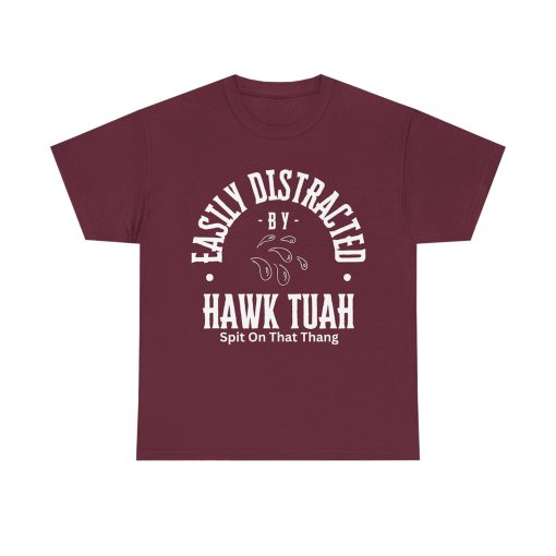 Hawk Tuah spit on that thang (thing) Shirt, Inspired by Viral Video, Fun and Bold Statement, Unisex Heavy Cotton Tee