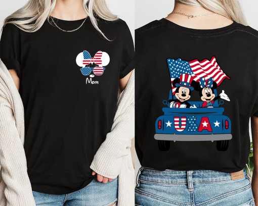 Mickey 4th Of July Shirt, Disneyworld Patriotic Shirt, Mickey and Friends 4th July T, Disneyland 4th Of July, Disney Characters 4th of July