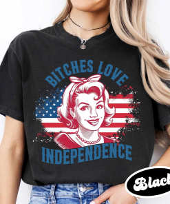 Bitches Love Independence Shirt, Hot Dog Month,…