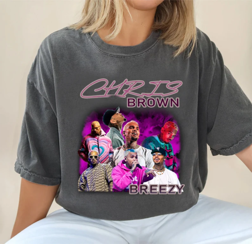 Vintage Style Chris Brown T Shirt, Chris Brown 2024 Concert Shirt, Chris Brown 11:11 Tour 2024 Shirt, Chris Brown Breezy Shirt