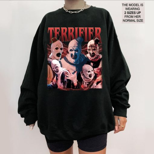 Limited Hell On Shirts Terrifiers 2 T-shirt, Scary Clown Sweatshirt, Halloween Hoodie, Horror Movie T-shirt, Halloween Terrifier Shirt