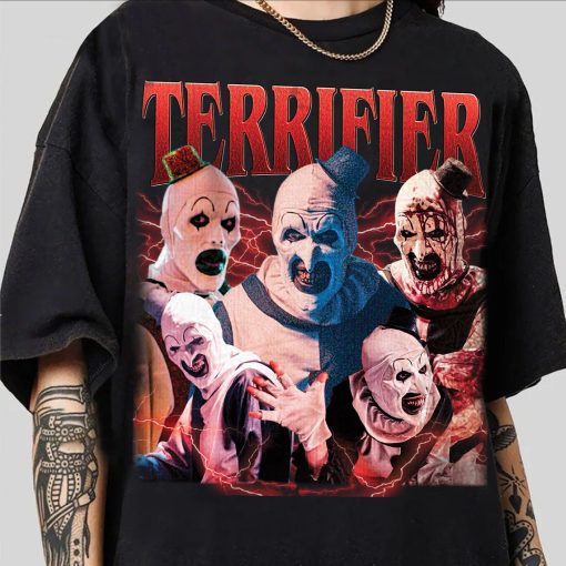 Limited Hell On Shirts Terrifiers 2 T-shirt, Scary Clown Sweatshirt, Halloween Hoodie, Horror Movie T-shirt, Halloween Terrifier Shirt