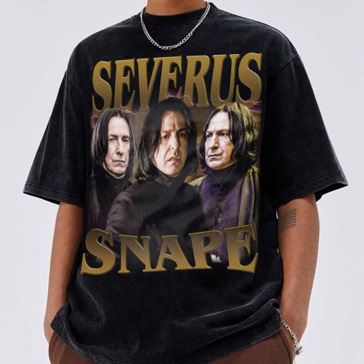 Limited Severus Snape Vintage T-Shirt, Gift For Woman and Man Unisex Garment-Dyed T-shirt, Unisex Gift T-Shirt, Retro Vintage Bootleg Tee