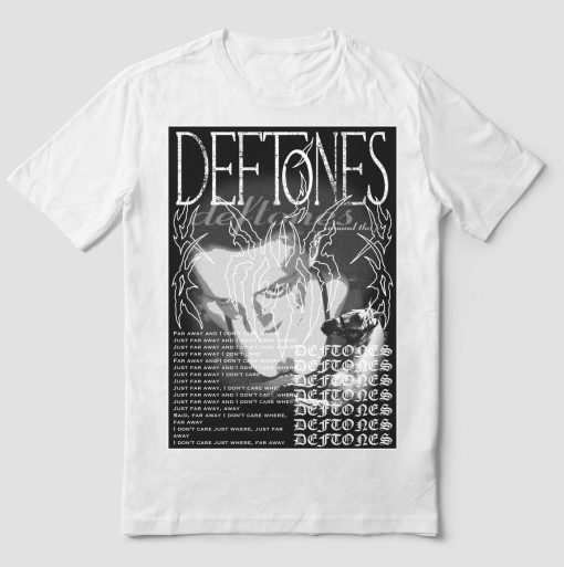 Deftones T-Shirt, Retro tee, Vintage Rock T-Shirt, Y2K Gothic T-Shirt, Custom Print