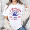 So Long London 4th of July Shirt, Gift For Her, Fourth Of July Shirt, Oversized Trendy Tee, July 4th Shirt