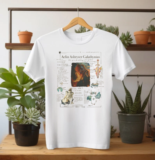 Aelin Galathynius Character Tee – Throne of Glass, SJM Inspired Merch, Gifts for Fantasy Readers