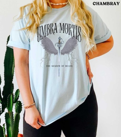 Umbra Mortis Shirt Comfort Color Hunt Athalar Crescent City Merch Acotar Crewneck Sarah J Maas Bookish SJM Earth Blood ACOMAF Bryce Rhysand